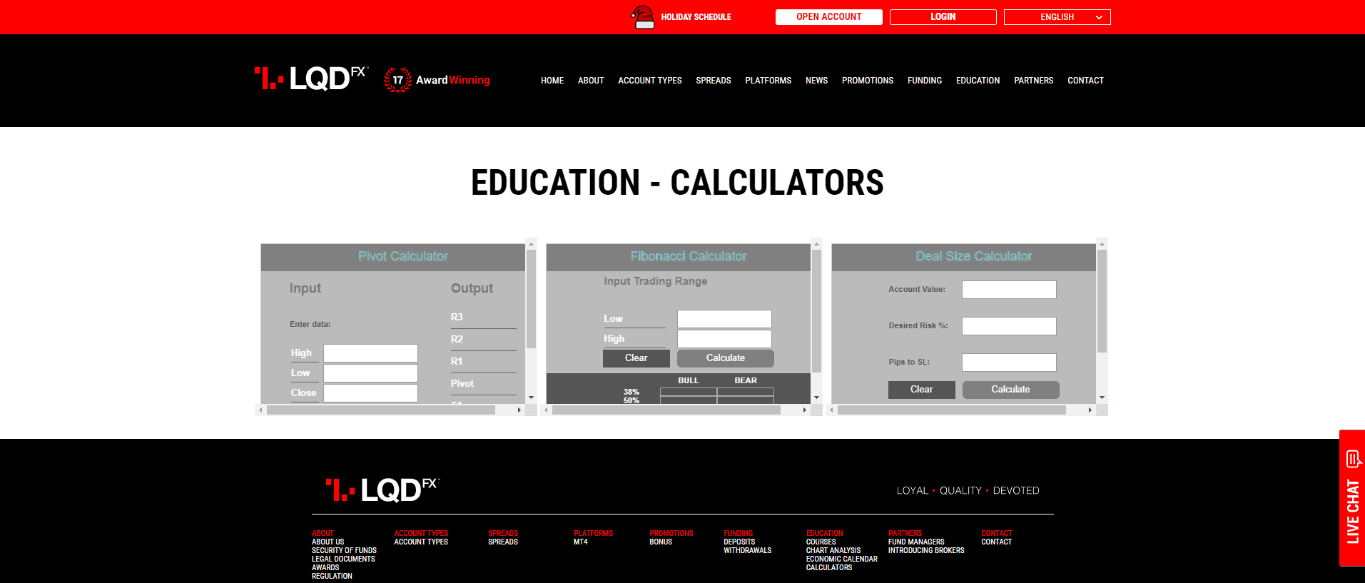 LQDFX Review calculators LQDFX Review calculators